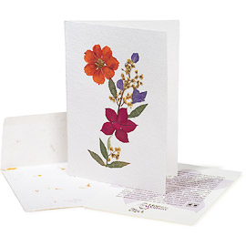 Hope for Women Pressed Flower Notecards